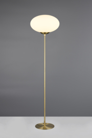 Trio lighting vloerlamp FOMENTO, mat messing