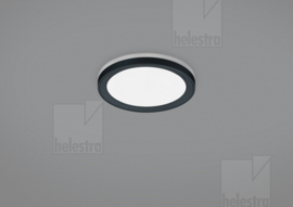 Plafondlamp Lica led, zwart 33 cm