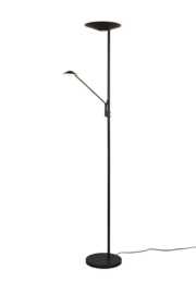 Trio lighting vloerlamp Brantford led, 2-lichts zwart