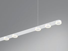 Helestra  hanglamp Eight led, 8-lichts wit