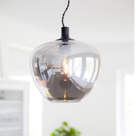 By Rydéns hanglamp Bellissimo, smoke glas incl. licht bron