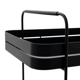 Spinder design GIN & TROLLEY Serveerwagen, zwart