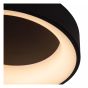 Lucide plafondlamp Mirage led, zwart 38 cm