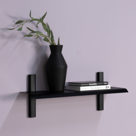 Spinder design wandplank Hola 2, zwart