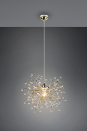 Hanglamp Gloria, messing 52 cm