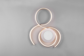 Trio lighting plafondlamp Jive led, mat nikkel incl. afstandsbediening 50 x 45 cm