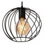 Lucide hanglamp Danza, 3 -lichts zwart 50 cm