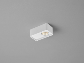 Helestra plafondspot Cas led, 1-lichts mat wit