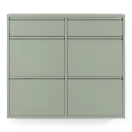 Spinder design Schoenenkast Billy 6, dusty green
