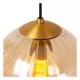 Lucide hanglamp Monsaraz, amber 25 cm