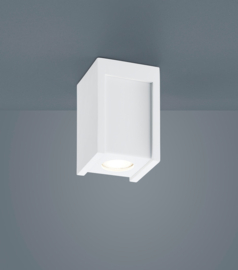 Helestra plafondlamp Pont led, vierkant mat wit-wit