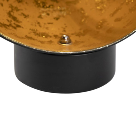 Qazqa tafellamp Magna Eglip, zwart - goldleaf