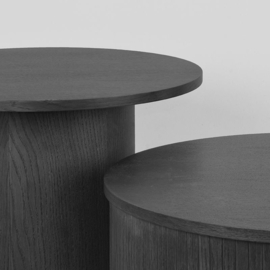 Label 51 Salontafel Olivia, set zwart eiekenhout