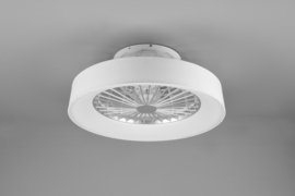 Trio lighting plafond ventilator Farsund led, 47 cm wit incl. afstandsbediening