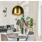Lucide hanglamp Akron, mat goud/messing
