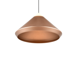 Trio lighting  hanglamp Laguna led, 1-lichts koffie bruin