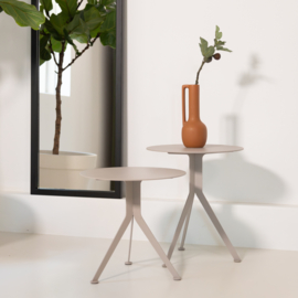 Spinder design Bijzettafel Daley, silkey taupe