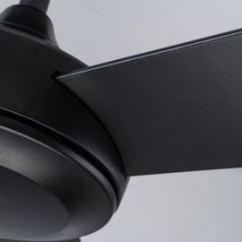 Elstead lighting plafond ventilator Pilote, mat zwart