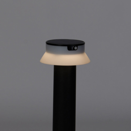 Qazqa buitenlamp Felice solar, zwart 73 cm
