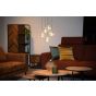 Lucide hanglamp Dilenko led, 5-lichts mat goud/ messing