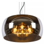 Lucide hanglamp Olivia, rookglas 50 cm