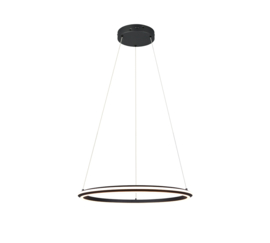 Trio lighting hanglamp Amador led, mat zwart 75 cm