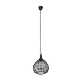 Trio lighting hanglamp Soraya, zwart 42 cm
