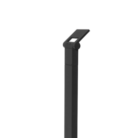 Qazqa buiten vloerlamp Zane led, antraciet