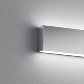 Helestra wandlamp Vis led, chroom met acryl glas 90 cm