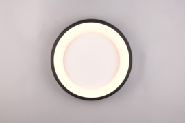 Trio lighting plafondlamp Cardona led, mat zwart incl. switch dimmer 46 cm