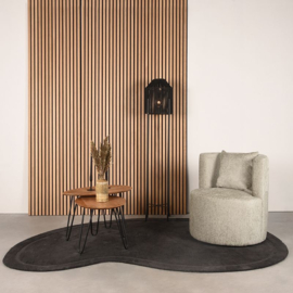 Label 51 fauteuil Evy, stof Beige elegance