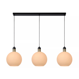 Lucide hanglamp Julius, 3-lichts opaal glas
