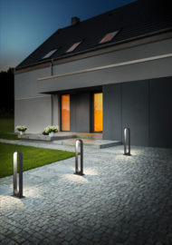 Helestra buiten vloerlamp Dry led, graphit IP65