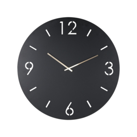 Spinder design TIME klok, zwart 60 cm