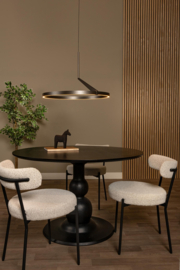 Lucide APPLAUSE - Hanglamp - Ø 60 cm grijs, incl. handsensor