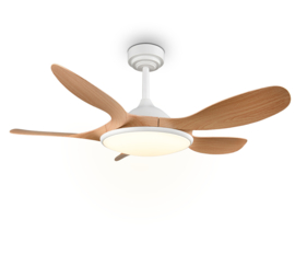 Trio lighting plafond ventilator Flen led, incl. remote