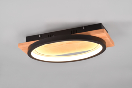 Trio lighting wandlamp Barca led, mat zwart incl. switch dimmer