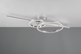 Trio lighting plafondlamp Montilla led, chroom incl. afstandsbediening