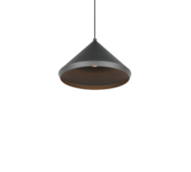 Trio lighting  hanglamp Laguna led, 1-lichts zwart