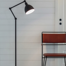By Rydéns vloerlamp Bazar, mat zwart incl. licht bron