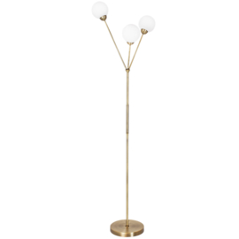 Vloerlamp 3-Some, antiek goud incl. licht bron