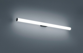 Helestra wandlamp Loom led,  mat zwart met acryl glas 90 cm IP44