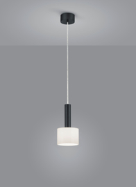 Helestra  hanglamp Gain, 1-lichts zwart