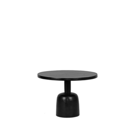 Label 51 Bijzettafel Wink,  zwart metaal 50 cm