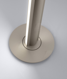 Helestra vloerlamp Cis led, caffee