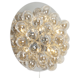 By Rydéns wandlamp Gross, amber glas incl. licht bron