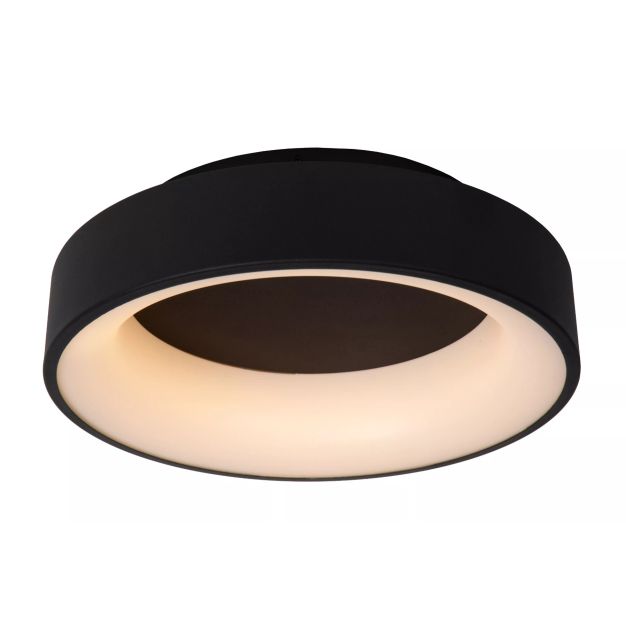 Lucide plafondlamp Mirage led, zwart 38 cm