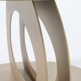 Spinder design x Eva van de Ven - TONDA Salontafel, champagne
