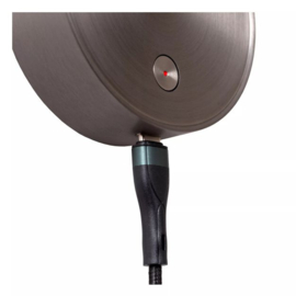 Lucide wandlamp Asja led, oplaadbaar zwart-grijs