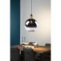 Lucide hanglamp Julius, 1-lichts rookglas 40 cm